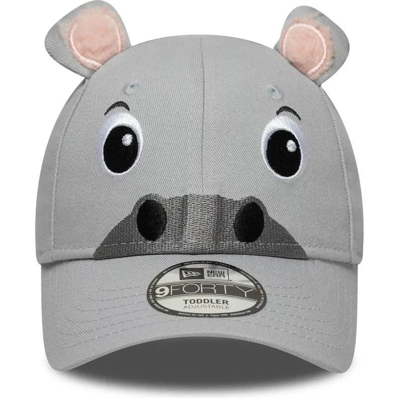 9forty-animal-gra-justerbar-buet-kasket-til-born-fra-new-era
