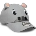 9forty-new-era-verstellbare-graue-kinderkappe-mit-gebogenem-schirm-animal