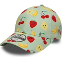 shapka-izvita-zelena-reguliruem-za-deca-9forty-all-over-print-fruit-ot-new-era
