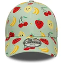 shapka-izvita-zelena-reguliruem-za-deca-9forty-all-over-print-fruit-ot-new-era