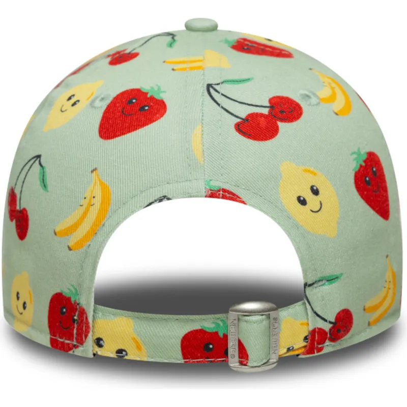 shapka-izvita-zelena-reguliruem-za-deca-9forty-all-over-print-fruit-ot-new-era
