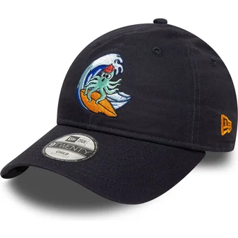 New Era Извита Периферия Youth 9TWENTY Surf Crew Тъмносиня Регулируема Шапка