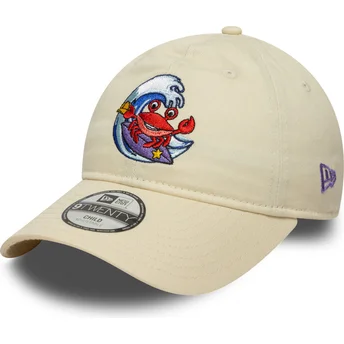 New Era Curved Brim Youth 9TWENTY Surf Crew Beige Adjustable Cap