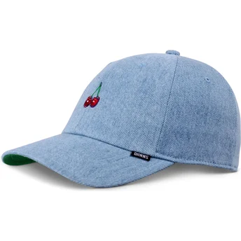 Blaue, verstellbare Curved Cap Do Nothing Club DNC Cherry von Djinns