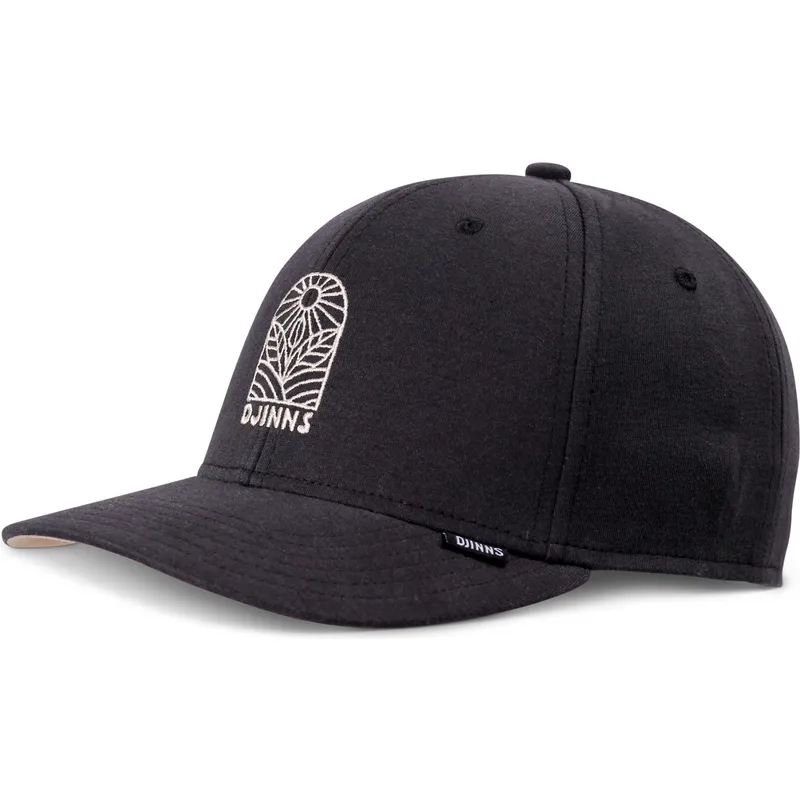 gorra-curva-sort-snapback-truefit-leaf-sun-fra-djinns