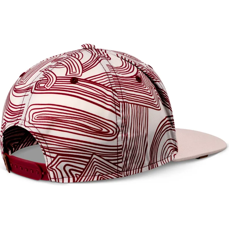 shapka-ploska-bezhov-snapbek-ma-pattern-ot-djinns