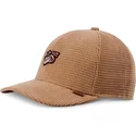 casquette-courbee-marron-snapback-truefit-hat-nut-waffle-djinns