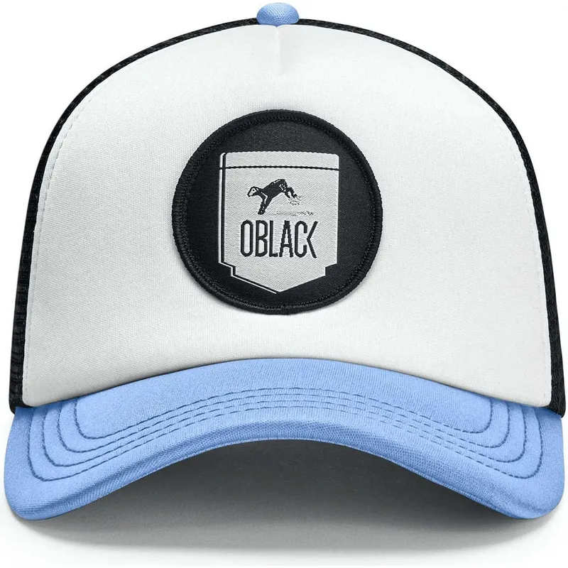 oblack-classic-lysebla-trucker-cap
