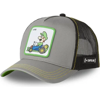 Casquette trucker grise Luigi LUI2 Super Mario Bros. Capslab