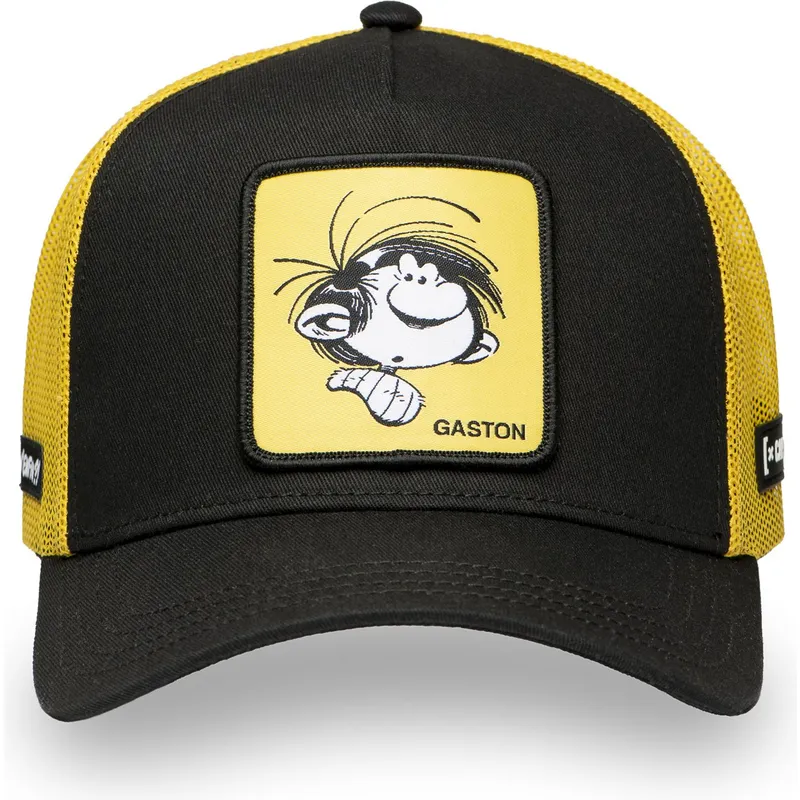 schwarz-gelbe-trucker-kappe-gaston-lagaffe-hea-von-capslab