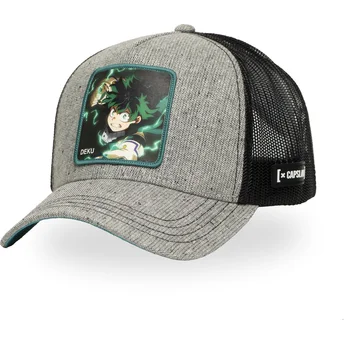 Gorra trucker grå Izuku Midoriya Deku MHA DEK My Hero Academia fra Capslab
