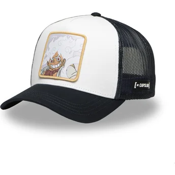 Weiß-schwarze Trucker-Kappe Monkey D. Luffy OP5 GEA One Piece von Capslab