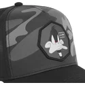 grau-trucker-cap-daffy-duck-loo11-daf-looney-tunes-von-capslab