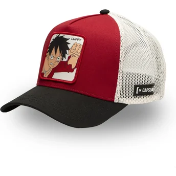 Καπέλο trucker κόκκινο, λευκό και μαύρο Monkey D. Luffy OP5 RED One Piece από Capslab