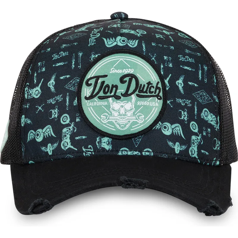 shapka-izvita-traker-sinya-snapbek-print04-ot-von-dutch