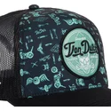 shapka-izvita-traker-sinya-snapbek-print04-ot-von-dutch