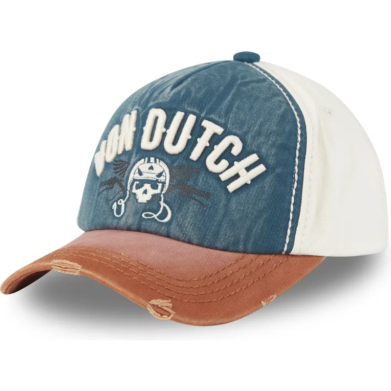 buet-kasket-multifarvet-snapback-xavier02-fra-von-dutch