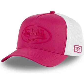 Καπέλο trucker ροζ και άσπρο FLUO01 από Von Dutch