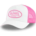 von-dutch-weisse-und-rosa-trucker-kappe-fluo01-ct