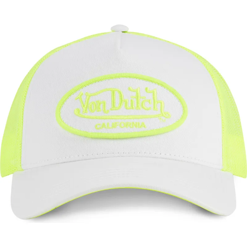 hvid-og-gul-trucker-kasket-fluo02-ct-fra-von-dutch