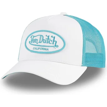 Weiße und blaue Trucker-Kappe FLUO03 CT von Von Dutch