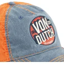 von-dutch-retro02-justerbar-bla-og-orange-buet-kasket
