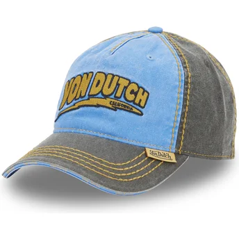 Von Dutch RETRO05 justerbar blå og grå buet kasket
