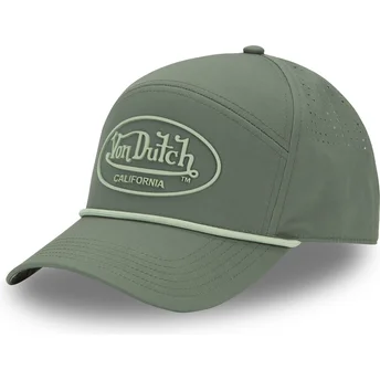 Von Dutch CORD02 justerbar grøn buet kasket