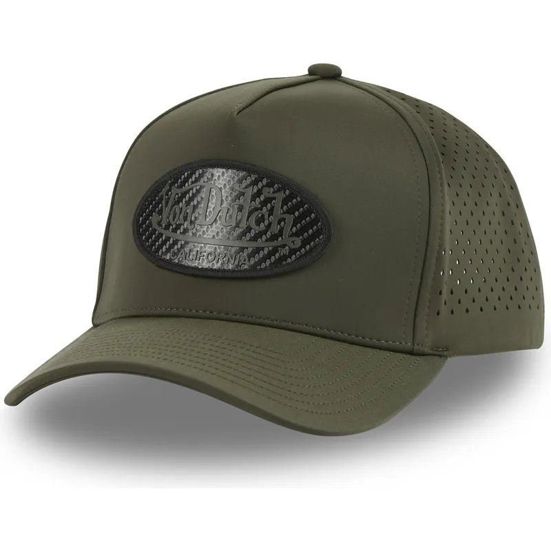 shapka-izvita-traker-zelena-snapbek-sport02-ot-von-dutch