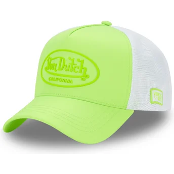 Casquette trucker verte et blanche FLUO 03 Von Dutch