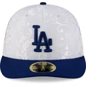 weisse-und-blaue-los-angeles-dodgers-mlb-59fifty-day-low-profile-fitted-cap-von-new-era