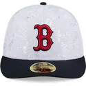 59fifty-day-low-profile-boston-red-sox-mlb-new-era-navy-und-weiss-angepasste-flache-kappe
