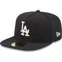 casquette-plate-noire-ajustee-59fifty-day-a-frame-los-angeles-dodgers-mlb-new-era