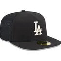 casquette-plate-noire-ajustee-59fifty-day-a-frame-los-angeles-dodgers-mlb-new-era