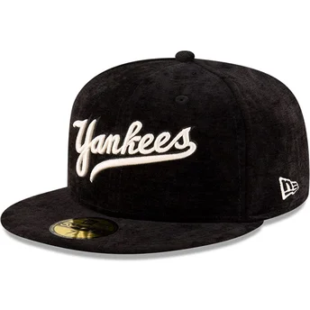 Casquette plate noire ajustée 59FIFTY Day New York Yankees MLB New Era