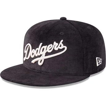 Casquette plate noire ajustée 59FIFTY Day Los Angeles Dodgers MLB New Era