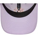 violette-gebogene-snapback-kappe-fur-kinder-9forty-sun-shield-der-new-york-yankees-mlb-von-new-era