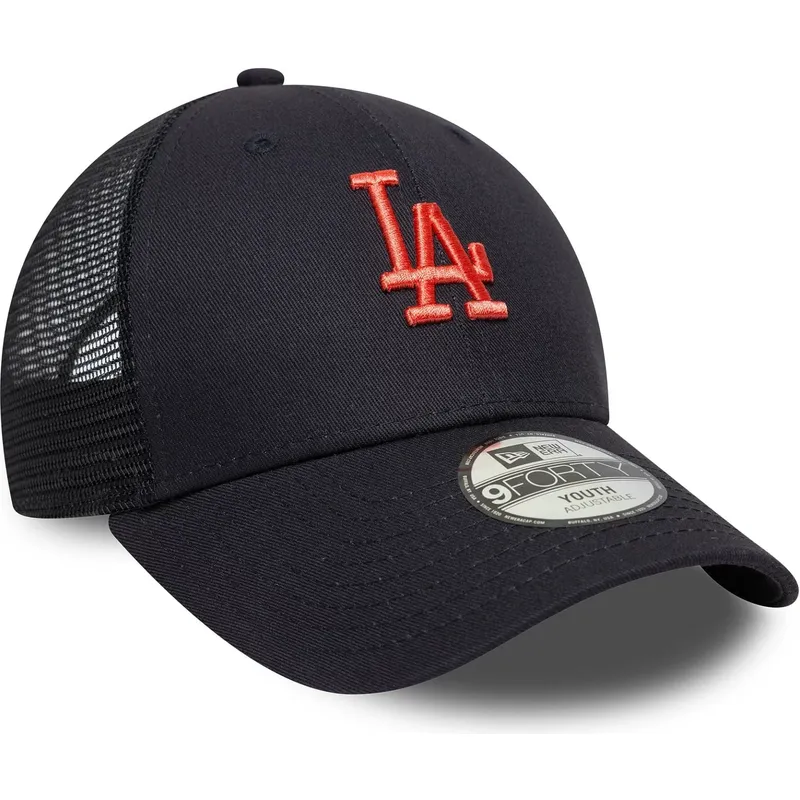 shapka-izvita-traker-tmnosin-reguliruem-za-deca-9forty-homefield-na-los-angeles-dodgers-mlb-ot-new-era