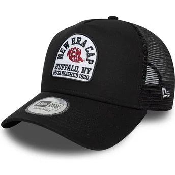 Schwarze Trucker-Cap A Frame Cotton Patch von New Era