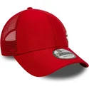 casquette-trucker-rouge-ajustable-9forty-flawless-new-york-yankees-mlb-new-era