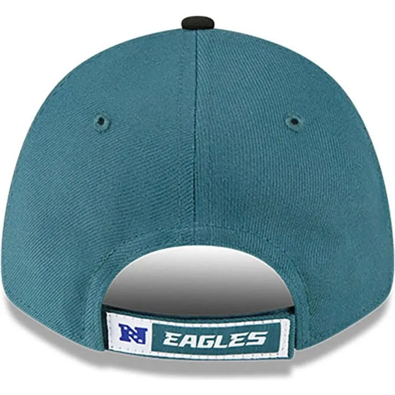 shapka-izvita-zelena-adjustable-strap-za-deca-y-para-nino-9forty-the-league-na-philadelphia-eagles-nfl-ot-new-era