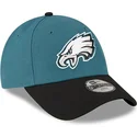 shapka-izvita-zelena-reguliruem-za-deca-9forty-the-league-na-philadelphia-eagles-nfl-ot-new-era