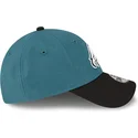 grune-und-schwarze-verstellbare-gebogene-kappe-fur-kinder-9forty-the-league-der-philadelphia-eagles-nfl-von-new-era