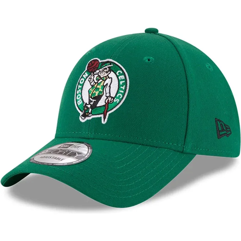 shapka-izvita-zelena-reguliruema-za-deca-9forty-the-league-na-boston-celtics-nba-ot-new-era