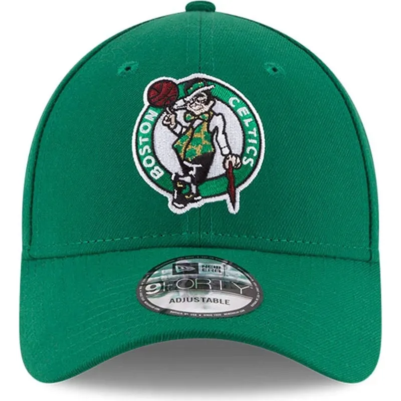 shapka-izvita-zelena-reguliruema-za-deca-9forty-the-league-na-boston-celtics-nba-ot-new-era