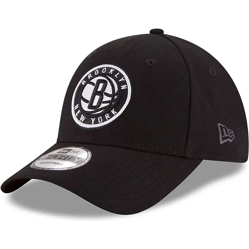 shapka-izvita-cherna-reguliruema-za-deca-9forty-the-league-na-brooklyn-nets-nba-ot-new-era