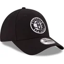new-era-curved-brim-youth-9forty-the-league-brooklyn-nets-nba-black-adjustable-cap