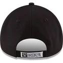 new-era-curved-brim-youth-9forty-the-league-brooklyn-nets-nba-black-adjustable-cap