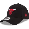 new-era-curved-brim-youth-9forty-the-league-chicago-bulls-nba-black-adjustable-cap