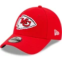 new-era-izvita-periferiya-youth-9forty-the-league-kansas-city-chiefs-nfl-chervena-reguliruema-shapka